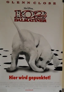 G2025 Kinoplakat - 102 Dalmatiner (2000) Glenn Close, Gérard Depardieu - Picture 1 of 2