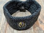 Vegas Golden Knights Knit Headband Licensed NHL Ladies Black & Silver