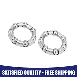 Bicycle 37.6mmx7 Ball Bearings Cages Crank Wheel Retainer Universal Item of 2 - Picture 1 of 7