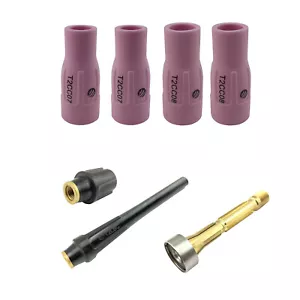 UNIMIG T2 / T3W TIG Torch 7 Piece Gas Lens Mini KIT - 2.4mm - Picture 1 of 10