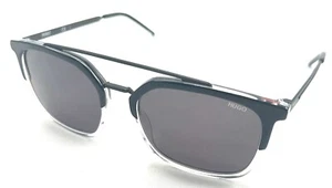 Hugo Mens Black Crystal Sunglasses HUGO 1124/S 7C5IR 55-18-145mm NEW - Picture 1 of 4
