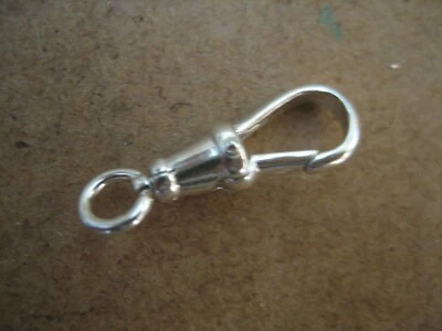 Fine Sterling Silver Swivel 23mm. 1.4gr. for Pocket Watch Chain. - Image 1 of 4