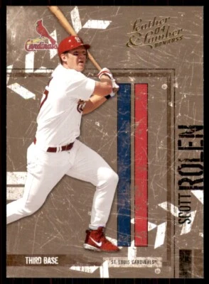 2004 Donruss Leather & Lumber #137 Scott Rolen St. Louis Cardinals - Image 1 of 2