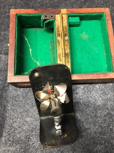 Vintage USGS W252809 Pygmy head current Meter w/ wooden case needs repair ding - Picture 1 of 16