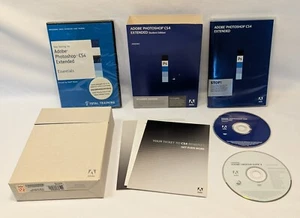 Adobe Photoshop CS4 Extended For Windows Student Version 2 Disc w/ Serial Number - Picture 1 of 17
