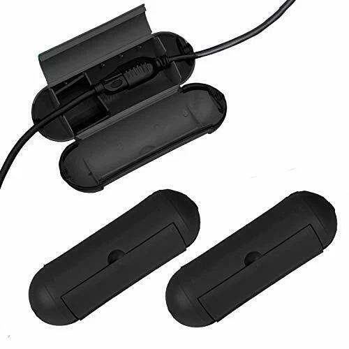 Outdoor Extension Cord Cover 1 Pack Black Waterproof Plug Connector Safety Seal - Image 1 of 1