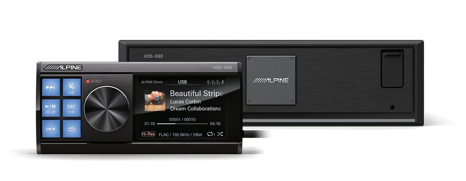 HDS-990 Alpine Status Hi-Res Digital Media Player with Bluetooth Wireless Tech