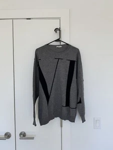 Valentino VLTN Logo Crewneck Wool Sweater Sz M - Picture 1 of 6