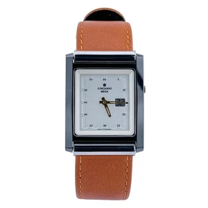 Junghans Mega Funkuhr Armbanduhr Keramik Weiß 29 mm radio watch Ref. 12/1805 - Bild 1 von 6