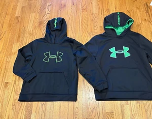 A Lot Of 2 Boy's Under Armour Loose Hoodie Sweatshirt, Size L - Picture 1 of 5