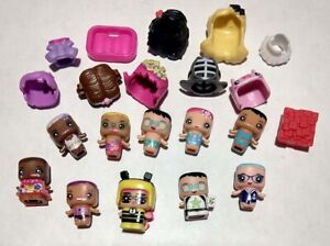 MINI MixieQs Figure Lot 10 with hair fencing mask accessories bumble bee