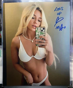 WWE Myla Grace Autographed Color 8x10 - WWE/AEW Wrestling no/COA - Picture 1 of 1