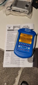 BICYCLE ILLUMINATED 2 IN 1 SOLITAIRE ELECTRONIC HANDHELD GAME TESTED-WORKS - Picture 1 of 1