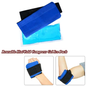 3in1 Reusable Hot/Cold Compress Gel Ice Pack For Sport Injuries Pain Relief Wrap - Picture 1 of 9