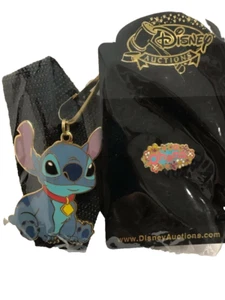 Disney Auctions DA 2003 Lilo's STITCH as Puppy Dog Lanyard & Ohana Pin LE 500 - Picture 1 of 2