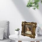 Retro Photo Frame Picture Holder Tabletop for Home Bedroom Decor Gift
