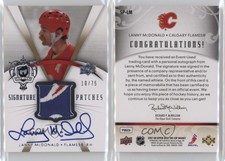 2007-08 Upper Deck The Cup Signature /75 Lanny McDonald #SP-LM Patch Auto HOF