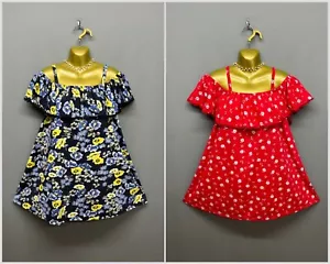 YOURS Women's Plus Size Frill Bardot Floral Tunic UK Size 16 to 36 Summer - Picture 1 of 44