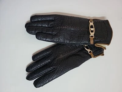 Guantes vintage The Snuggler de Aris, marrón, pequeños Foto 1 de 4