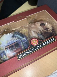 BNW Disneyland Buena Vista Street RedCar Trolley Annual Pass Holder Ornament Set - Picture 1 of 4