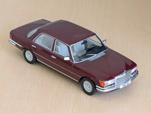 MODELCAR 1/18 MERCEDES BENZ SE 350 w116 MCG auto pressofusa con scatola e supporto - Foto 1 di 10