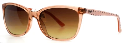 CANDIES CA1003 27F Peach Womens Semi Cat Eye Gradient Sunglasses 57-17-135 - Image 1 of 4