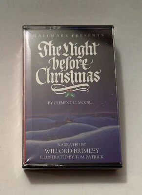 SEALED! The Night Before Christmas Cassette 1988 Wilford Brimley Hallmark Tape - Image 1 of 4