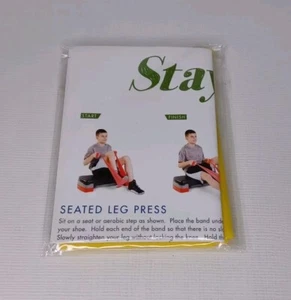 Stay Fit Yellow Latex Resistance Band Seated Exercises Sit Sitting Workout - Bild 1 von 4