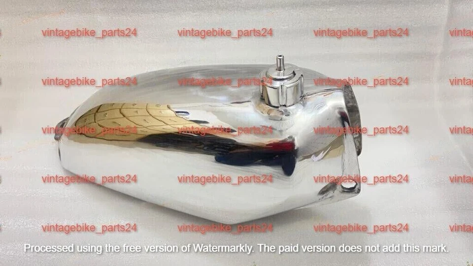 Fit 本田 CR250 CR250M 1973 Elsinore 铝合金油箱带盖 — 第 1/3 张图片