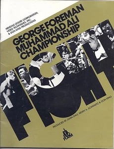 Muhammad Ali George Foreman Boxing Program 1974 - Picture 1 of 2