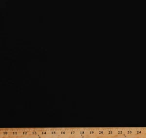Flannel Black Solid Double Napped Festive Flannel Fabric by the Yard D286.11 - Picture 1 of 1