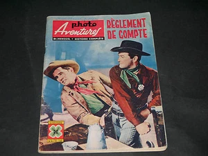 ROMAN PHOTO WESTERN AVENTURES N°8 de 1963 RÈGLEMENT DE COMPTE JOHN CARRADINE - Imagen 1 de 1