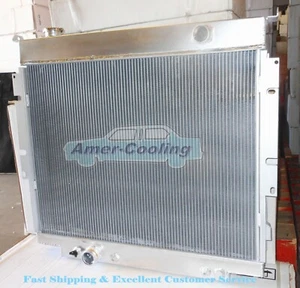 1165 Aluminum Radiator For 1983-1994 Ford Pickup F250 F350 Diesel 6.9 7 V8 - Picture 1 of 9