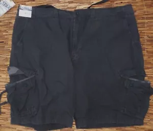 ROUNDTREE & YORKE PANTALONCINI CORTI UOMO GRANDI MILITARI RIPSTOP CARGO COTONE RILASSATO LISTA $55 - Foto 1 di 5