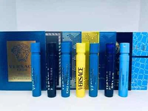Versace Perfume Collection For Men Sample Spray Vials 8Pc Set - Picture 1 of 9