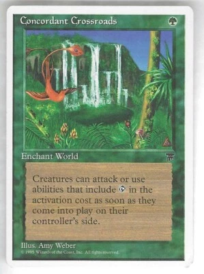 MTG Chronicles Concordant Crossroads NM Unplayed Magic the Gathering  - Image 1 of 2