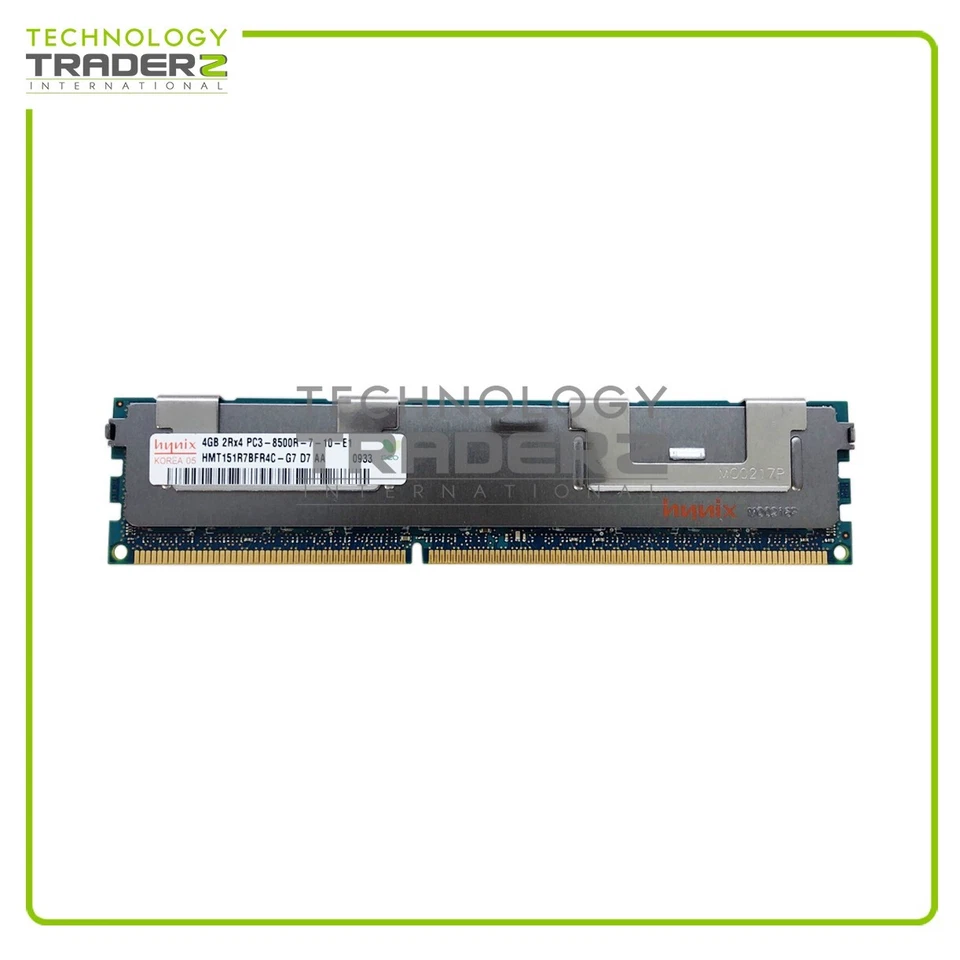 LOT OF 6 HMT151R7BFR4C-G7 Hynix 4GB PC3-8500 DDR3-1066MHz ECC Dual Rank Memory - Image 1 of 1