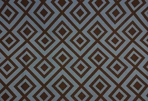 TELA MULTIUSOS KRAVET DORAGE AZUL MARRÓN GEOMÉTRICA FR POR YARDA 54"W - Imagen 1 de 5