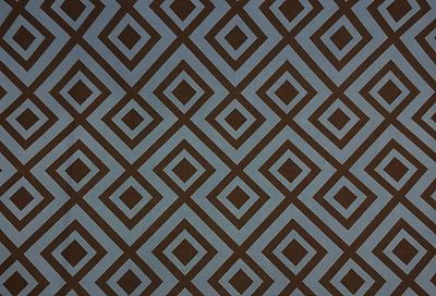 KRAVET DORGE DENIM AZUL MARRÓN GEOMÉTRICO FR TELA MULTIUSO POR YARDA 54"W Foto 1 de 4