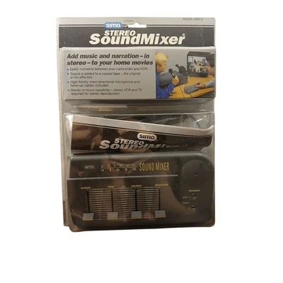 New Factory Sealed SIMA Video Sound Mixer Video Tape Audio Mixer Model SSM #621 - Image 1 of 4