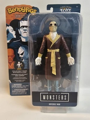 Figura BendyFigs The Noble Collection Universal Monsters Invisible Man 7" sin usar, en caja Foto 1 de 3