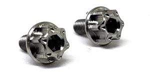 Speedzone Evolution Titanium Motor Screws (2) Gr5 3x7mm Natural Color - Picture 1 of 1