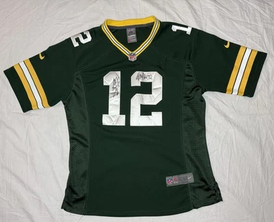 CAMISETA JUVENIL AARON RODGERS AUTOGRAFIADA PACKER #12 XXL Foto 1 de 4