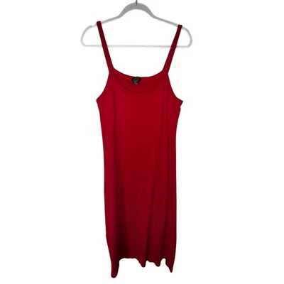 Moda International Large Tank Dress Built in Bra Sexy Y2k Casual Classic Basic - Image 1 of 4