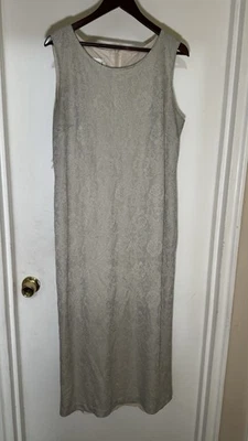 Leslie Fay Vintage Women’s Maxi Sleeveless Dress - Floral Print - Size 18 - Image 1 of 4