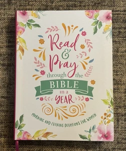 Read & Pray through the Bible in a Year: Morning and Evening Devotions... *NEW* - Picture 1 of 7
