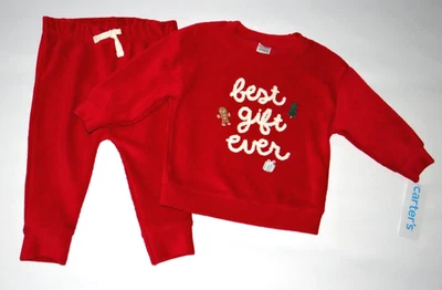 Baby boy/girl clothes, Newborn, Carter's Sweater & Pant Set/SEE DETAILS ON SIZE~ - Image 1 of 4