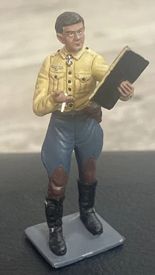 Corgi Hand-Painted WWII Walter Gus Nowotny Fighter Ace Metal Soldier Figure 1:32 - Image 1 of 4