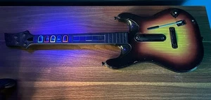 Xbox 360 Guitar Hero World Tour Red Octane Sunburst Guitar 95457 805 No Strap - Picture 1 of 5