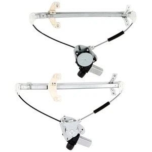 For 03-07 Honda Accord 4 Door Rear Left Right Power Window Regulator & Motor - Picture 1 of 9